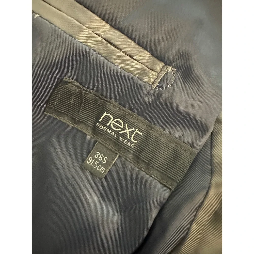 Next Formal Wear Men's‎ Black Slim Fit Blazer Jacket Size 36S  Sports Coat
